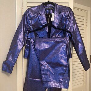New York & Company Metallic Suit Set
